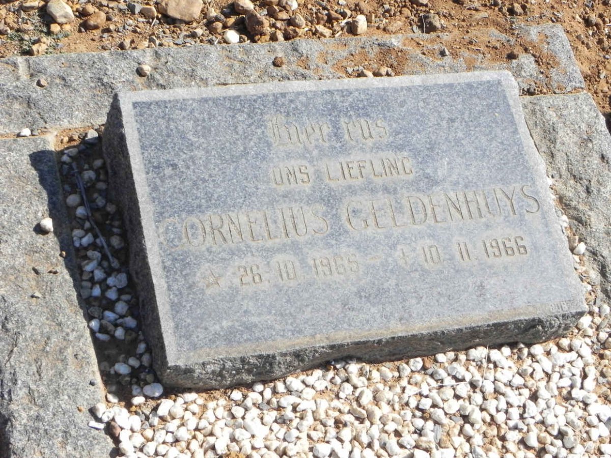 GELDENHUYS Cornelius 1965-1966