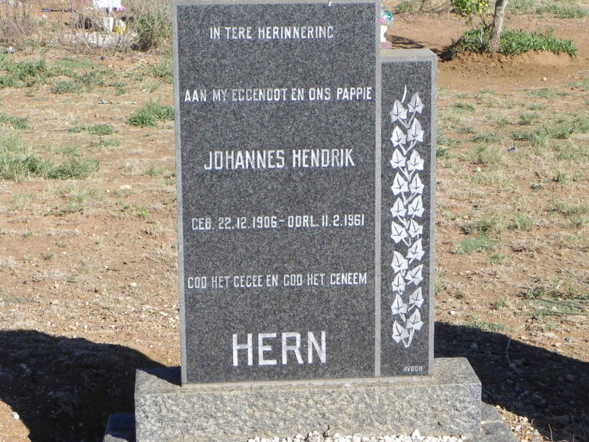 HERN Johannes Hendrik 1906-1961