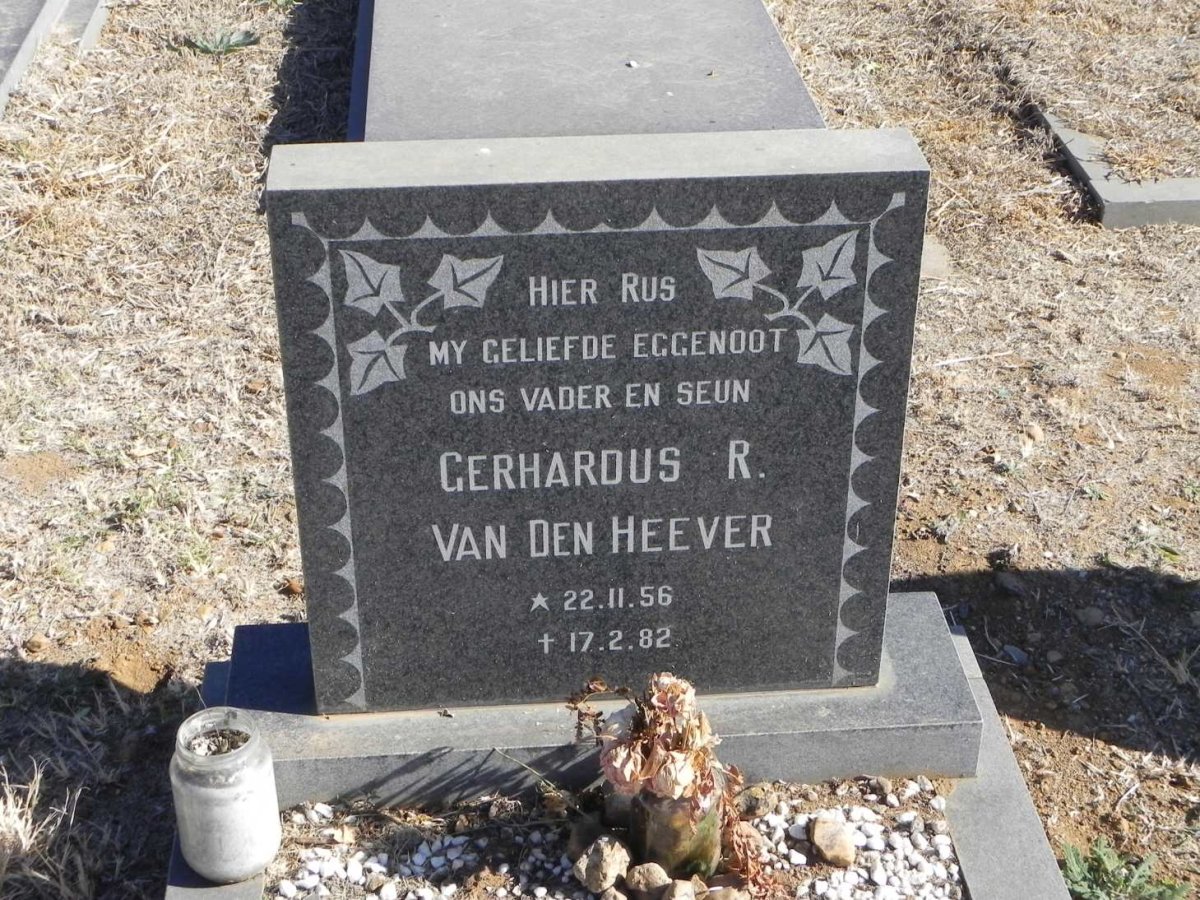 HEEVER Gerhardus R., van den 1956-1982