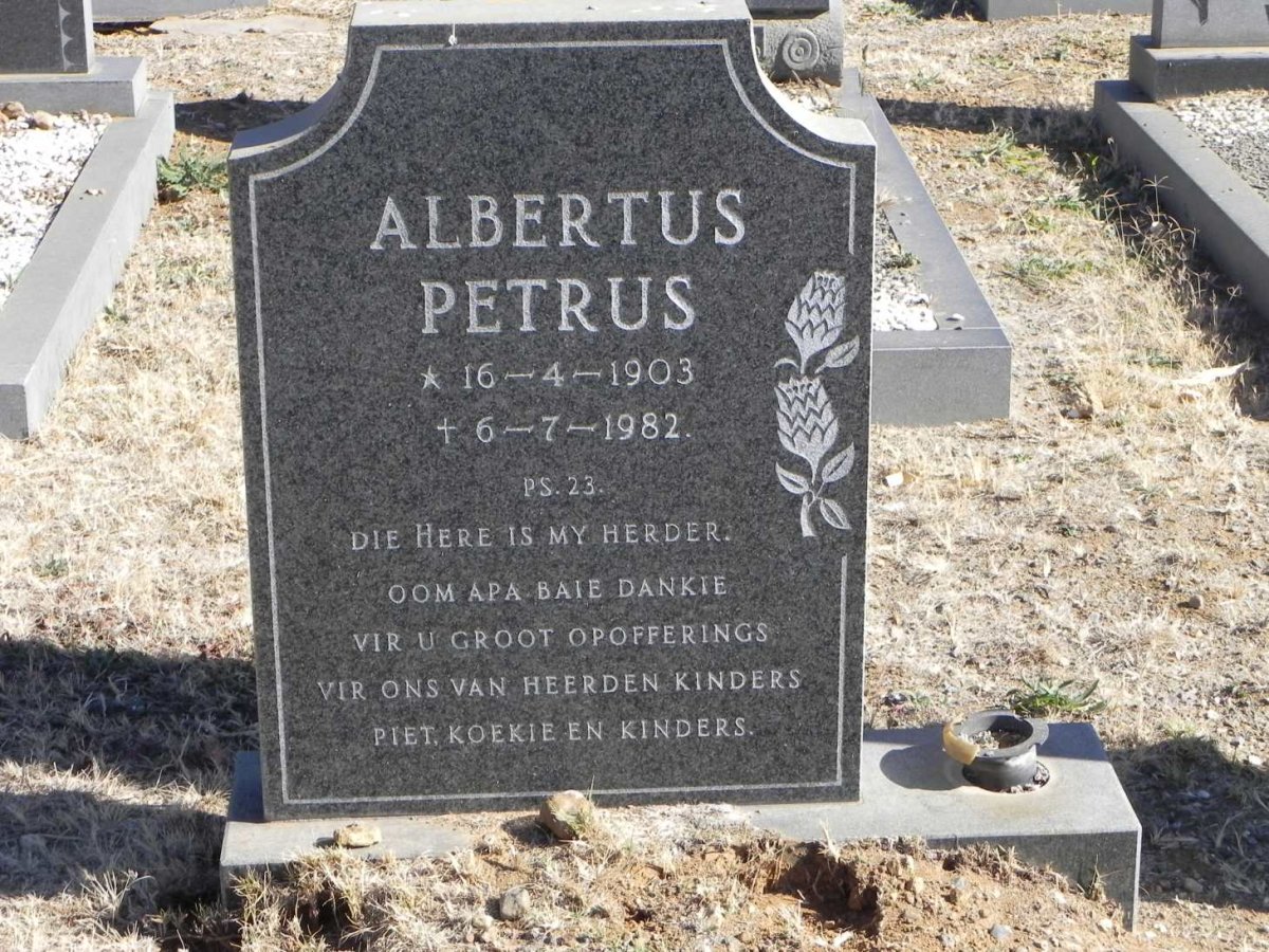 ? Albertus Petrus 1903-1982