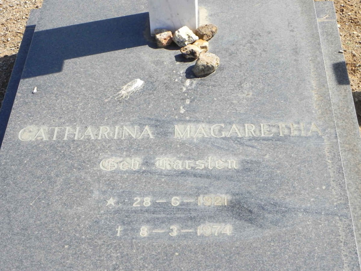 ? Catharina Magaretha nee KARSTEN 1921-1974
