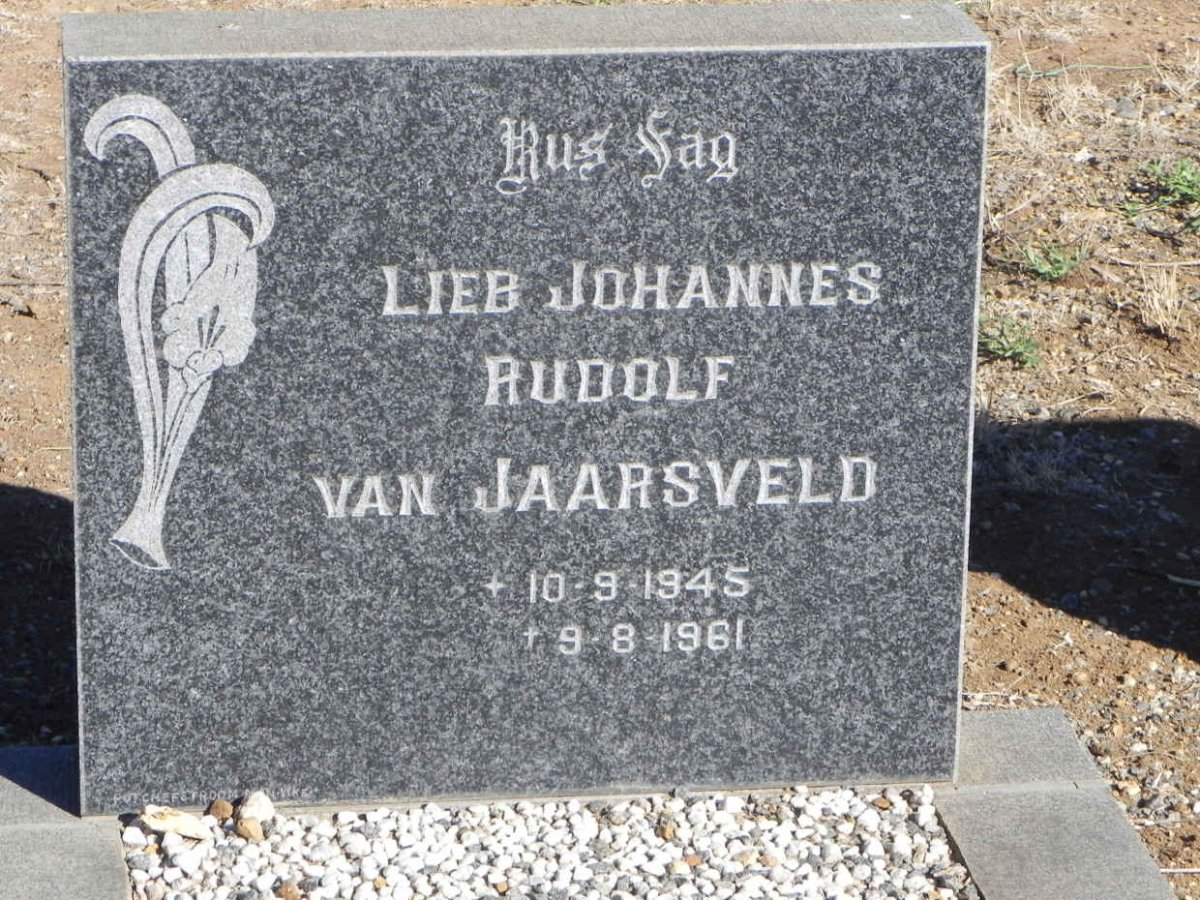 JAARSVELD Lieb Johannes Rudolf, van 1945-1961