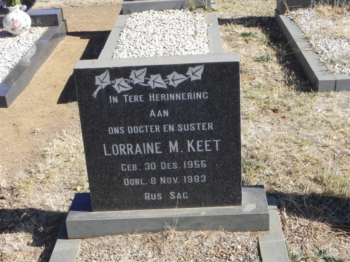 KEET Lorraine M. 1955-1983