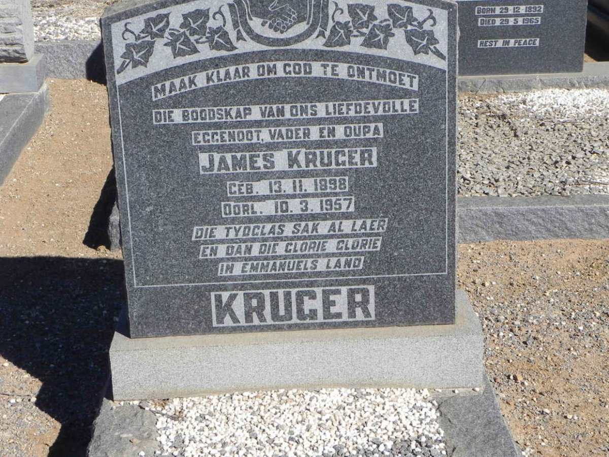KRUGER James 1898-1957