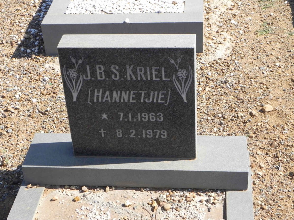 KRIEL J.B.S. 1963-1979