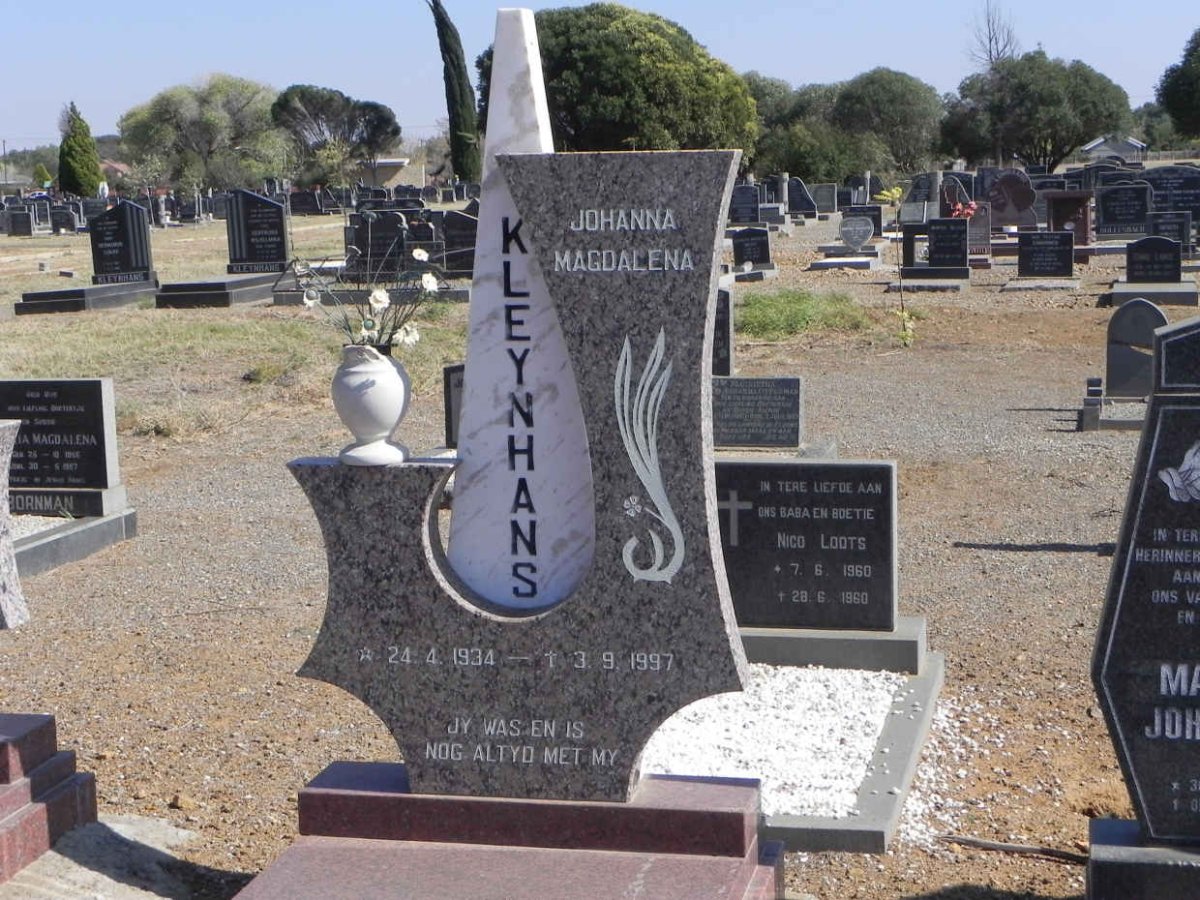 KLEYNHANS Johanna Magdalena 1934-1997