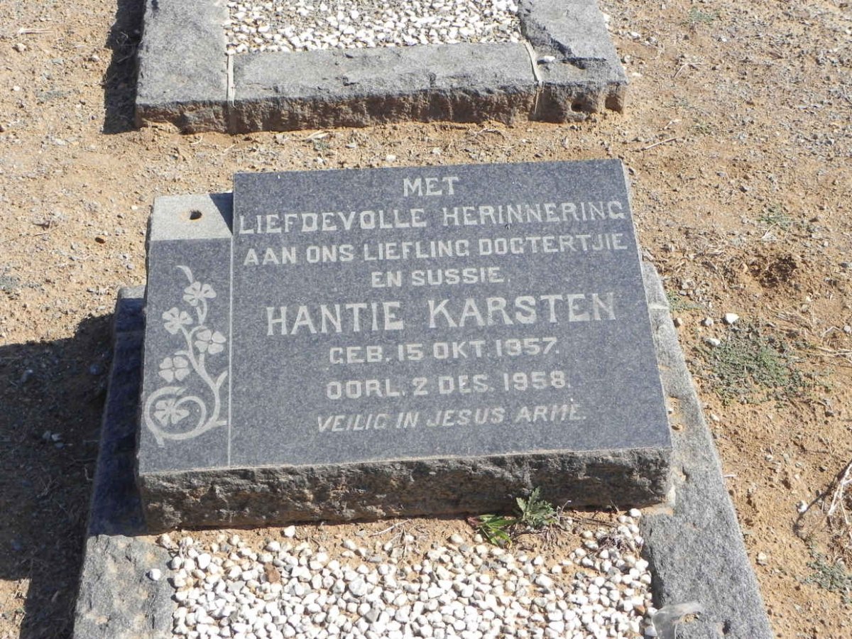KARSTEN Hantie 1957-1958