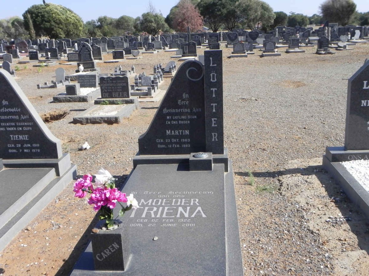LÖTTER Triena 1922-2001 :: LÖTTER Martin 1963-1983