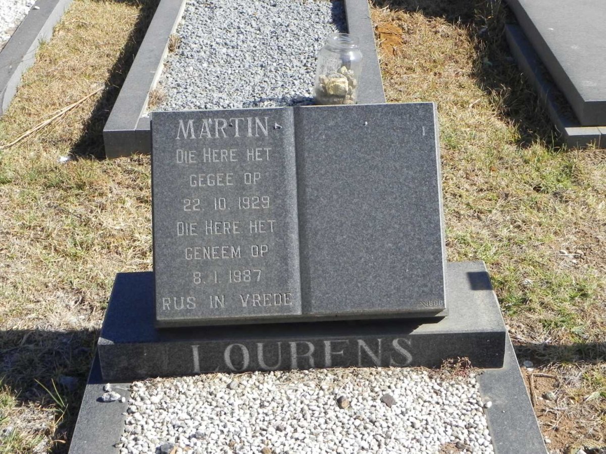 LOURENS Martin 1929-1987