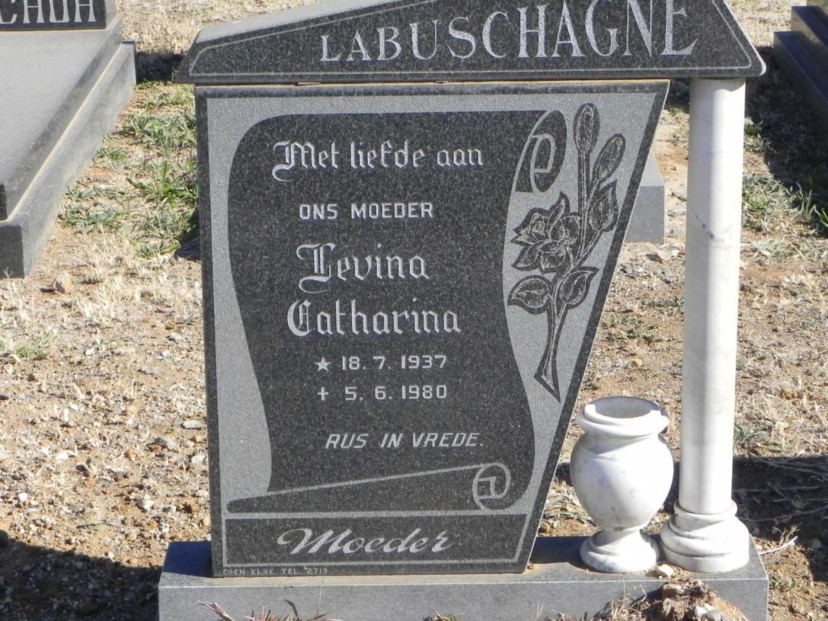 LABUSCHAGNE Levina Catharina 1937-1980