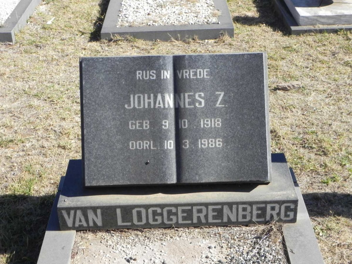 LOGGERENBERG Johannes Z., van 1918-1986