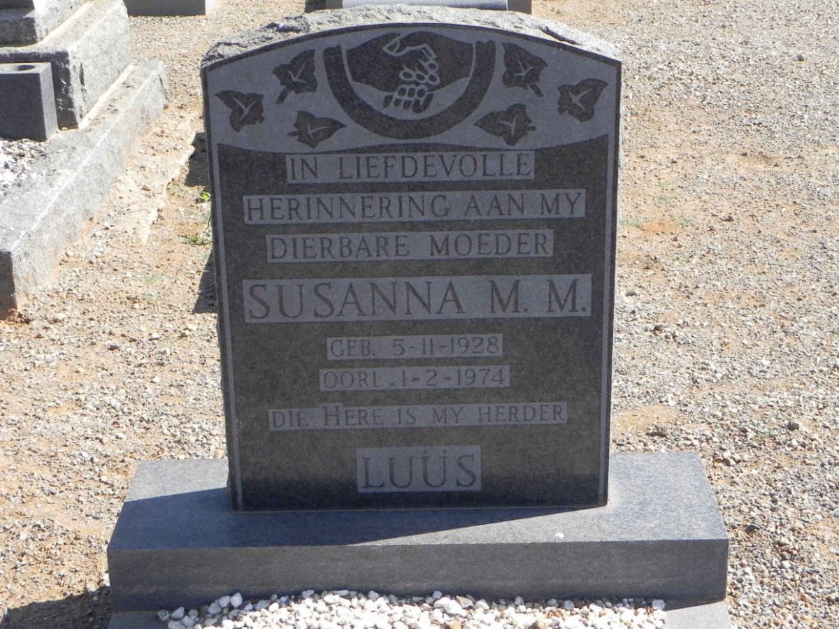 LUUS Susanna M.M. 1928-1974