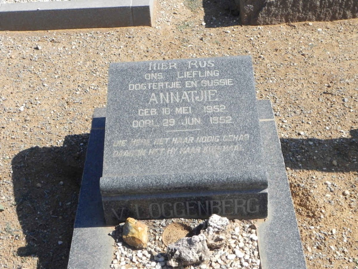 LOGGENBERG Annatjie, v. 1952-1952