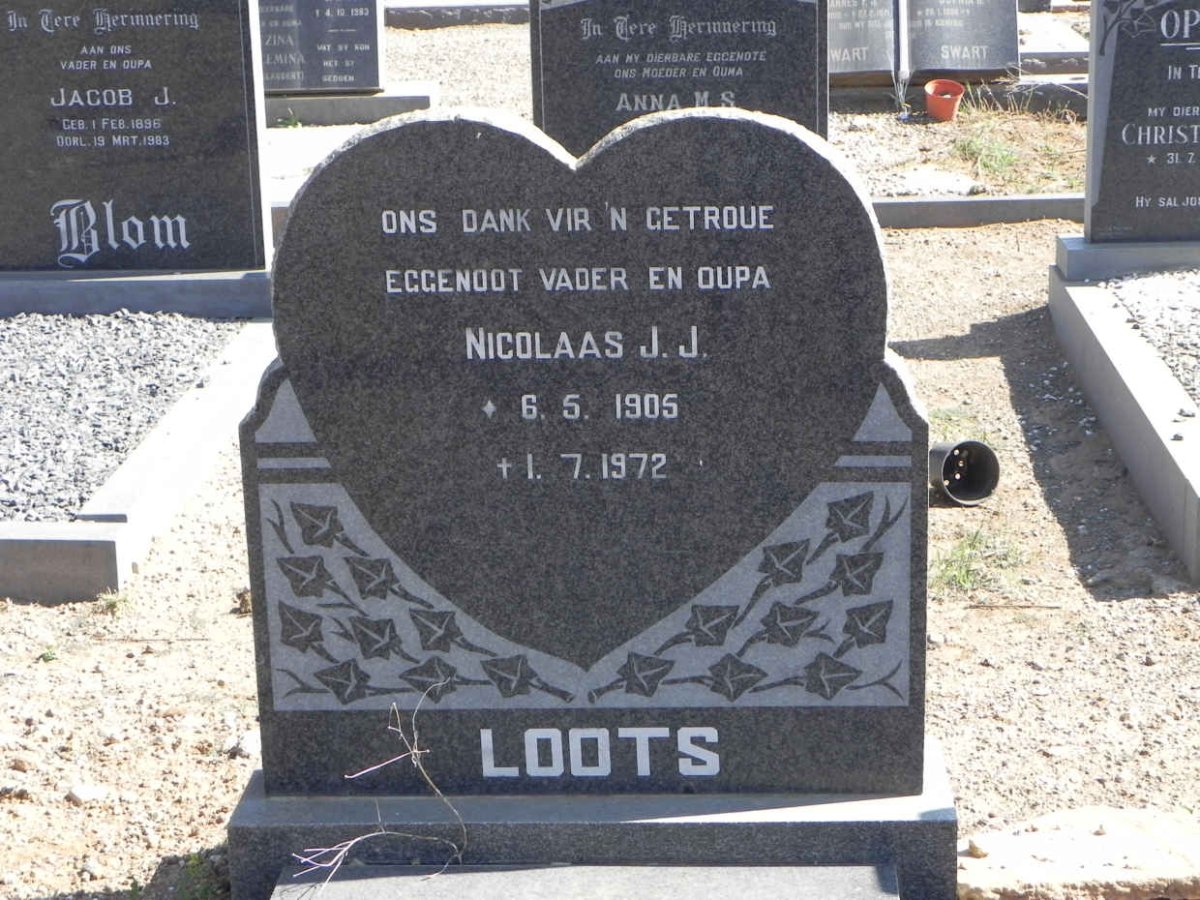 LOOTS Nicolaas J.J. 1905-1972