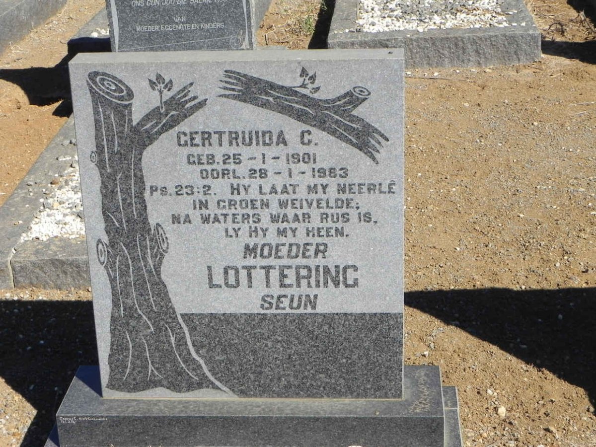 LOTTERING Gertruida C. 1901-1983