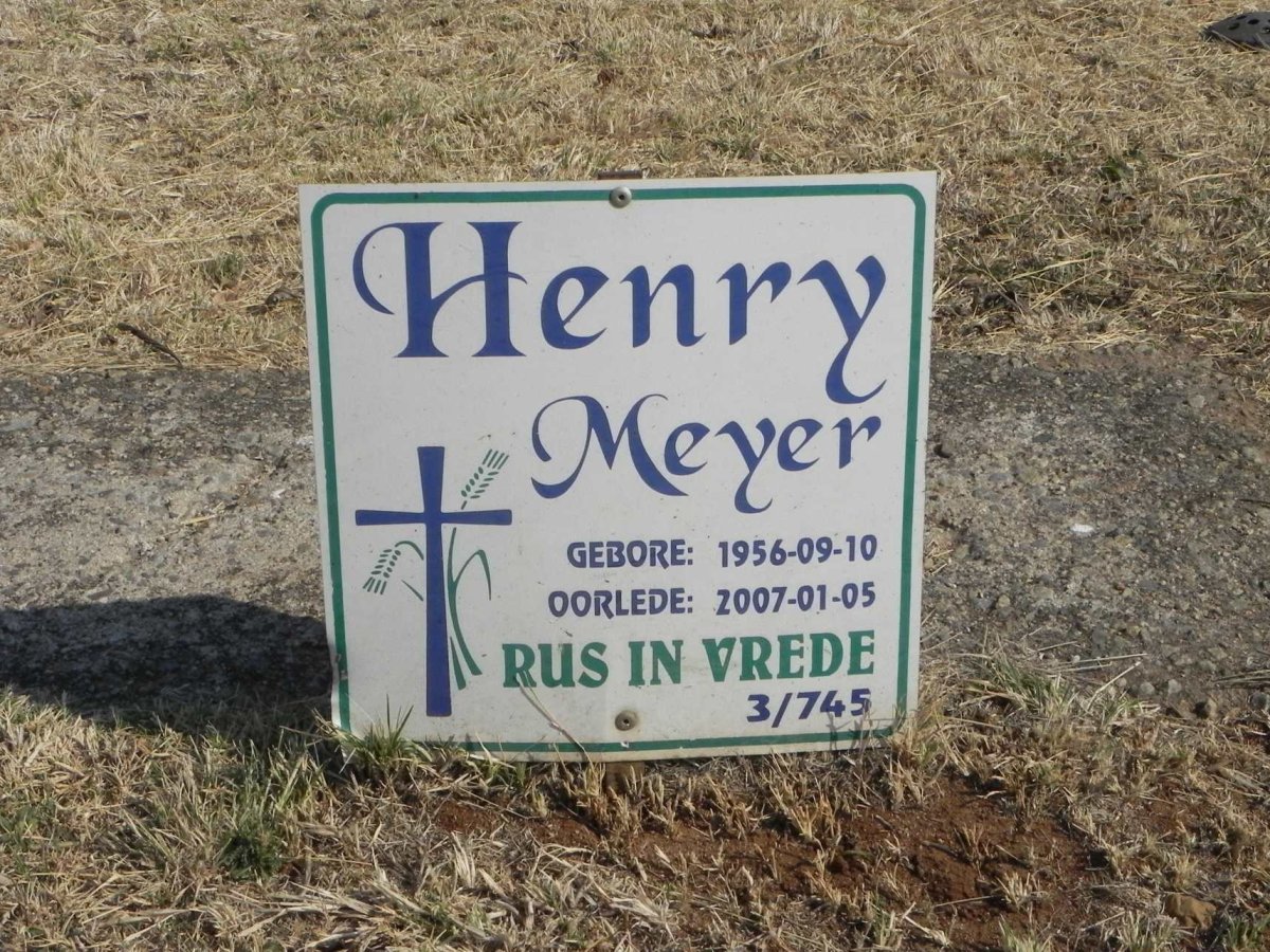 MEYER Henry 1956-2007