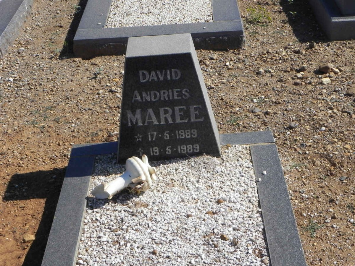 MAREE David Andries 1989-1989