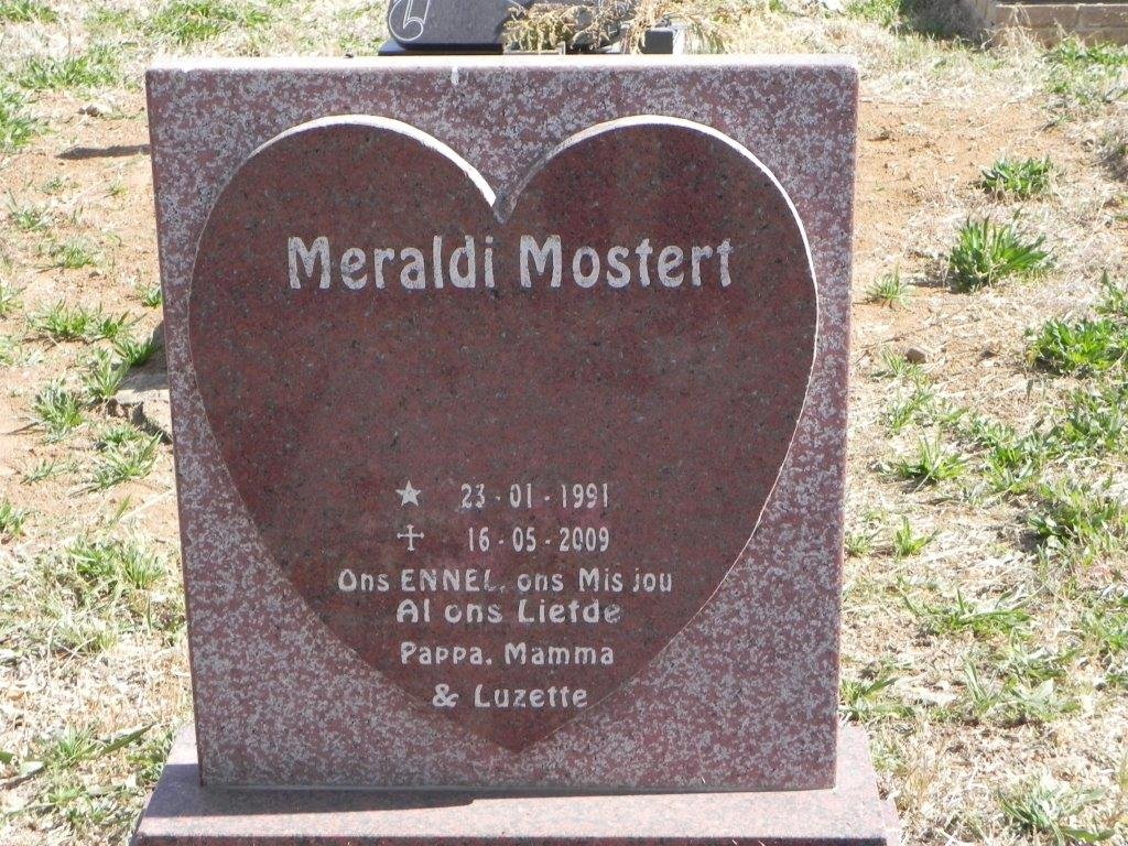 MOSTERT Meraldi 1991-2009