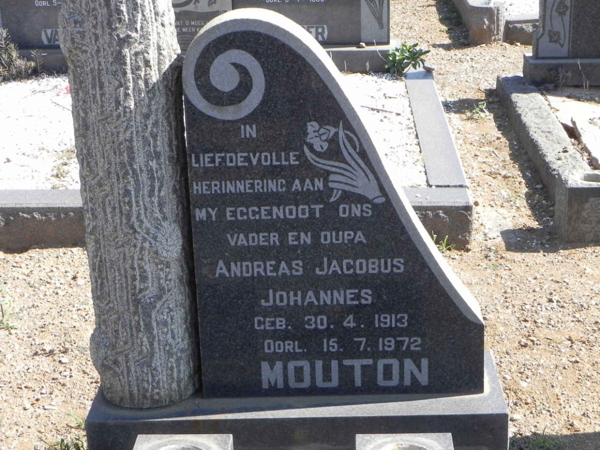 MOUTON Andreas Jacobus Johannes 1913-1972