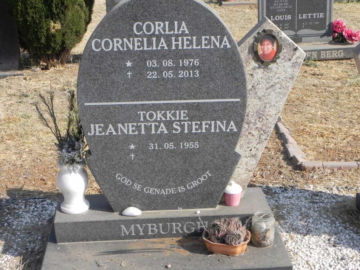MYBURGH Jeanetta Stefina 1955- :: MYBURGH Cornelia Helena 1976-2013