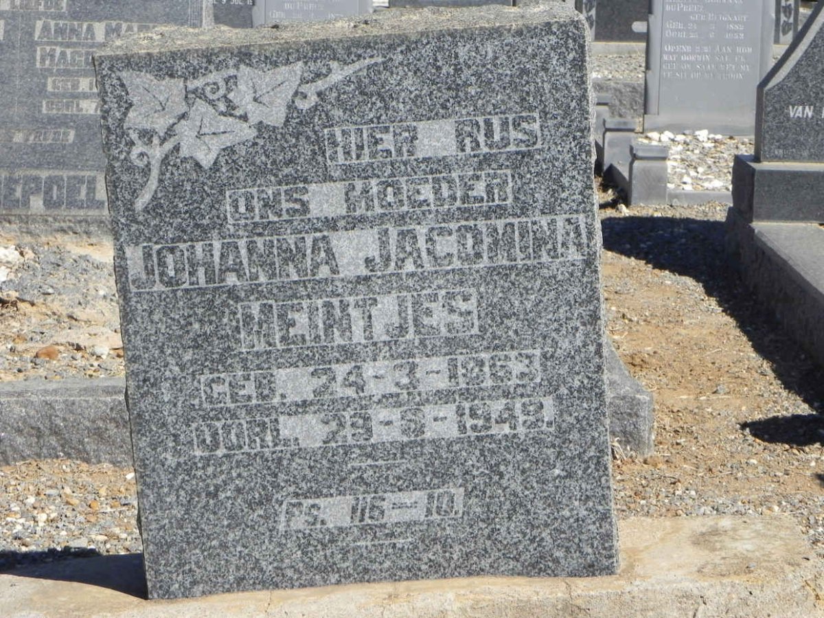 MEINTJES Johanna Jacomina 1863-1949