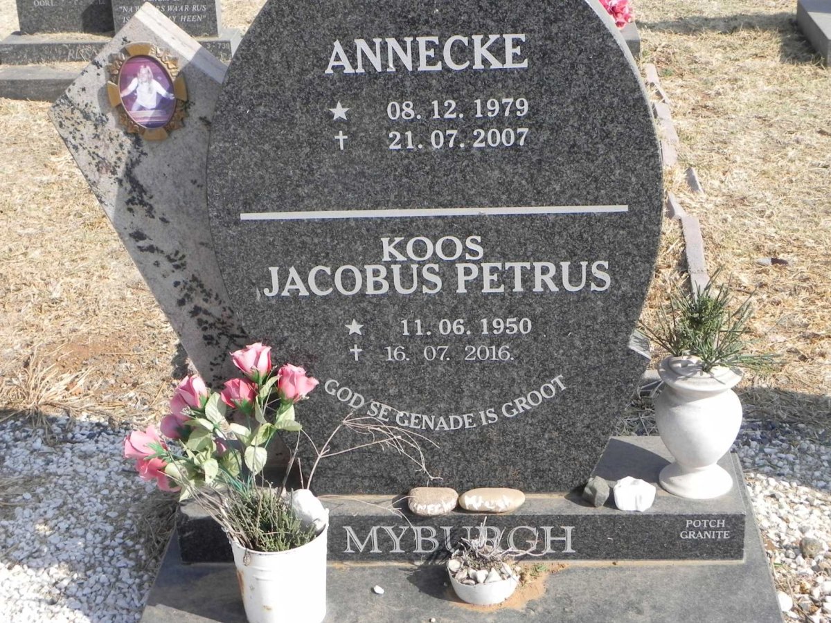 MYBURGH Jacobus Petrus 1950-2016 :: MYBURGH Annecke 1979-2007