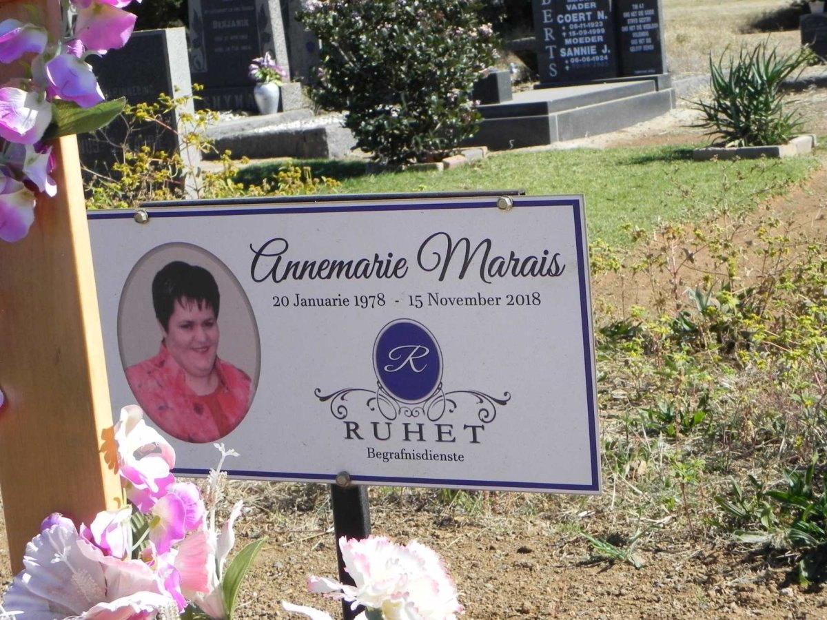 MARAIS Annemarie 1978-2018