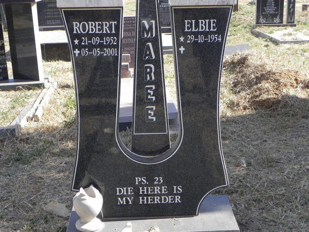 MAREE Robert 1952-2001 &amp; Elbie 1952-