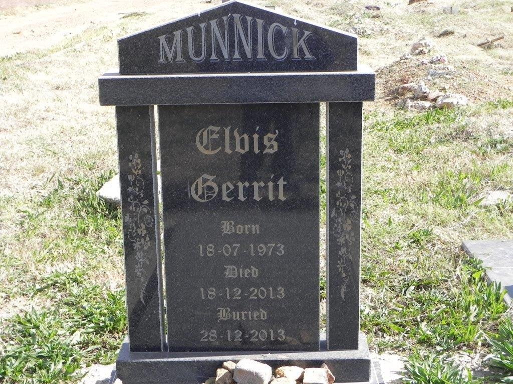 MUNNICK Elvis Gerrit 1973-2013