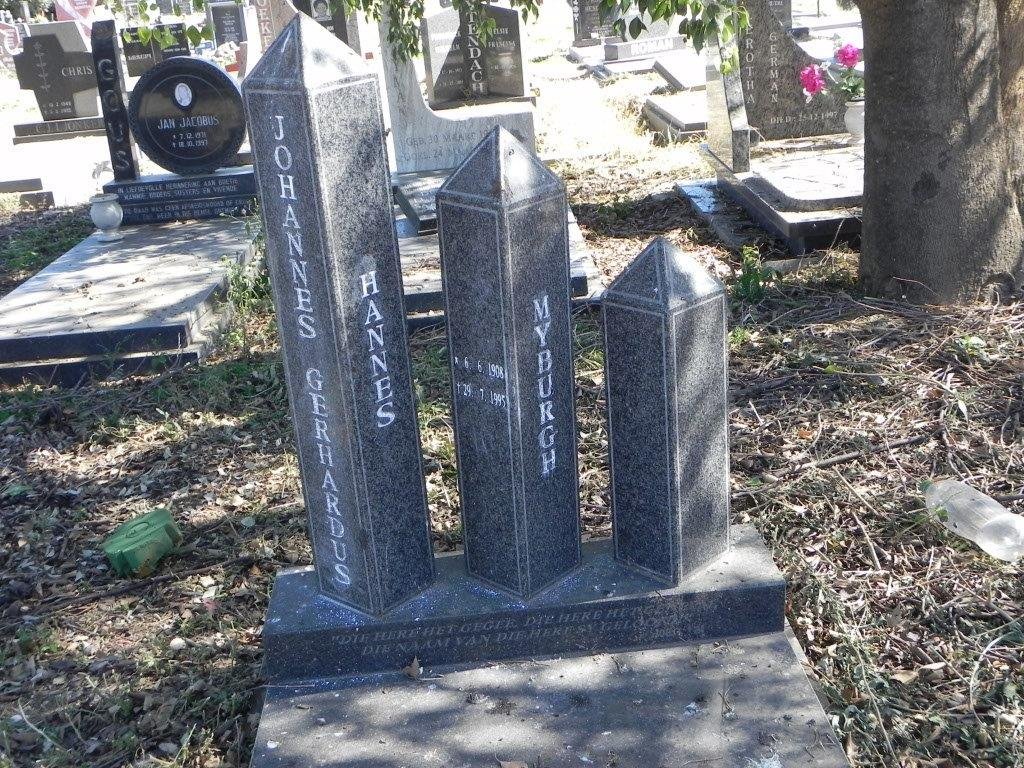 MYBURGH Johannes Gerhardus 1908-1995