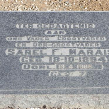 MARAIS Sarel F. 1894-1986