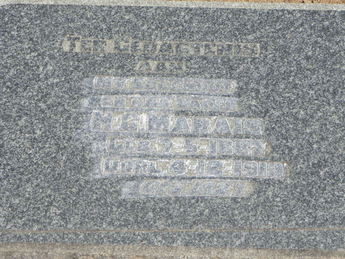 MARAIS H.G. 1887-1919