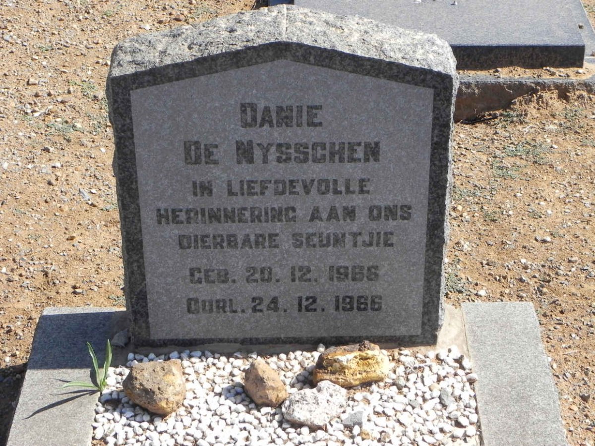 NYSSCHEN Danie, de 1966-1966