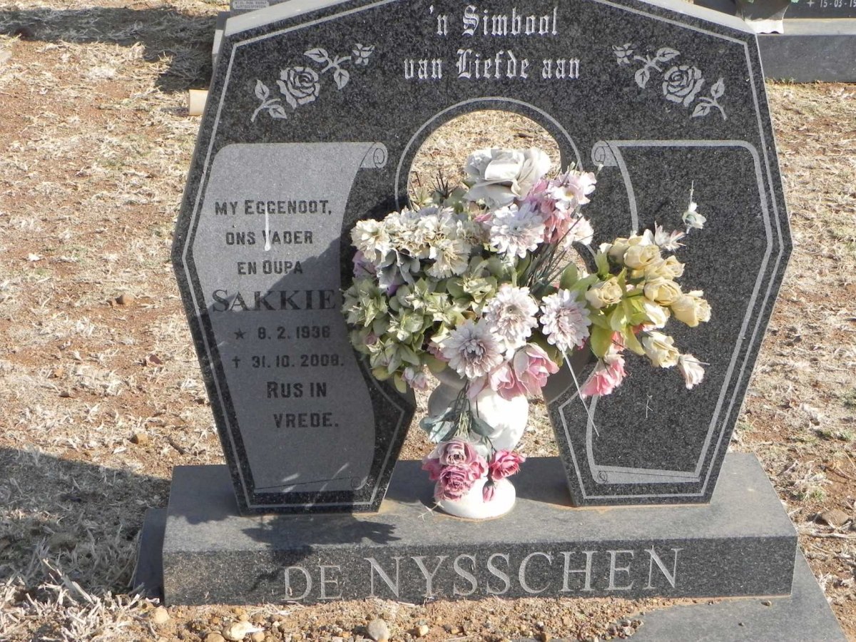 NYSSCHEN Sakkie, de 193?-2008