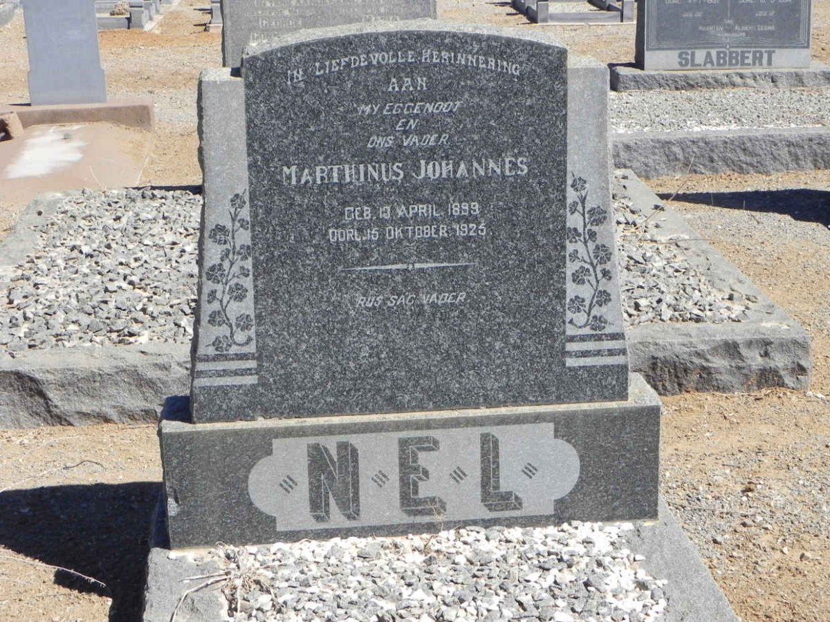 NEL Marthinus Johannes 1899-1925