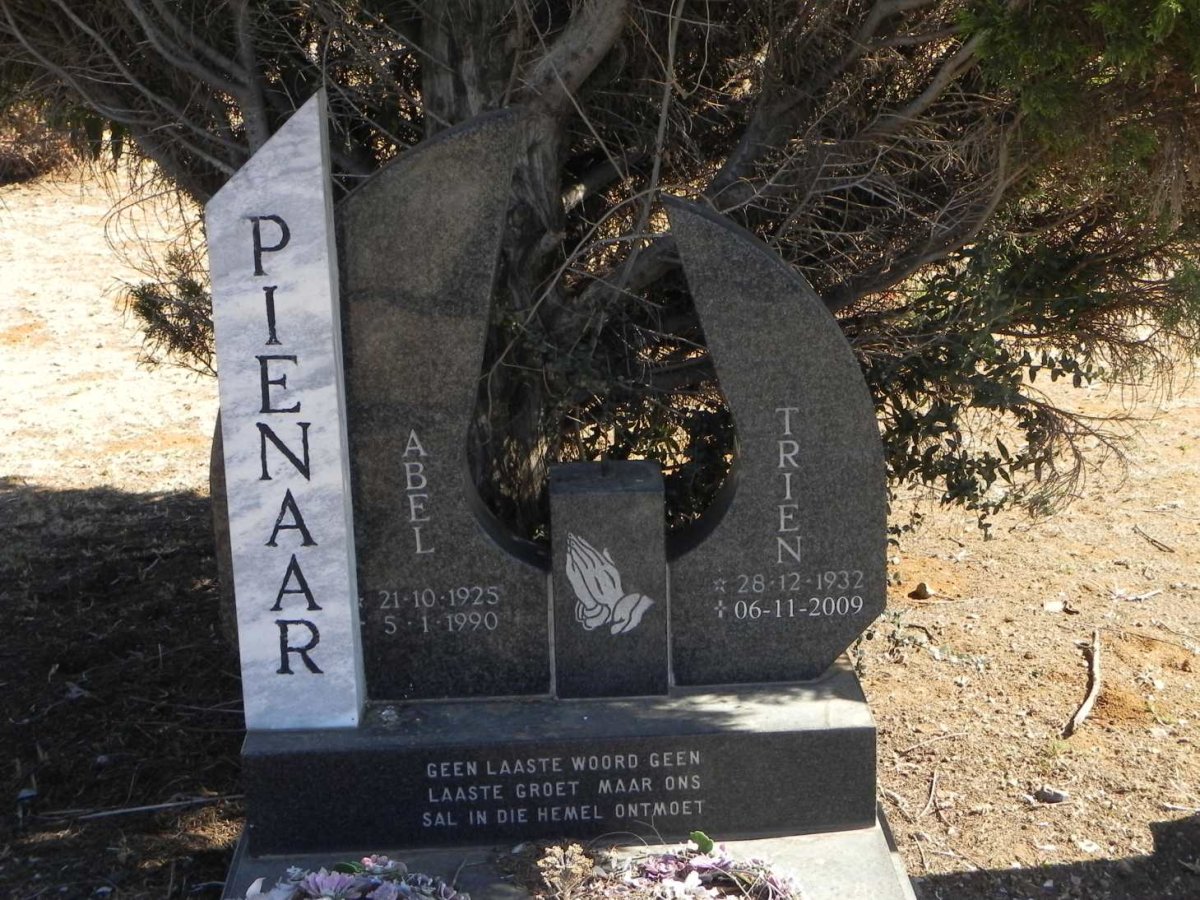 PIENAAR Abel 1925-1990 &amp; Trien 1932-2009