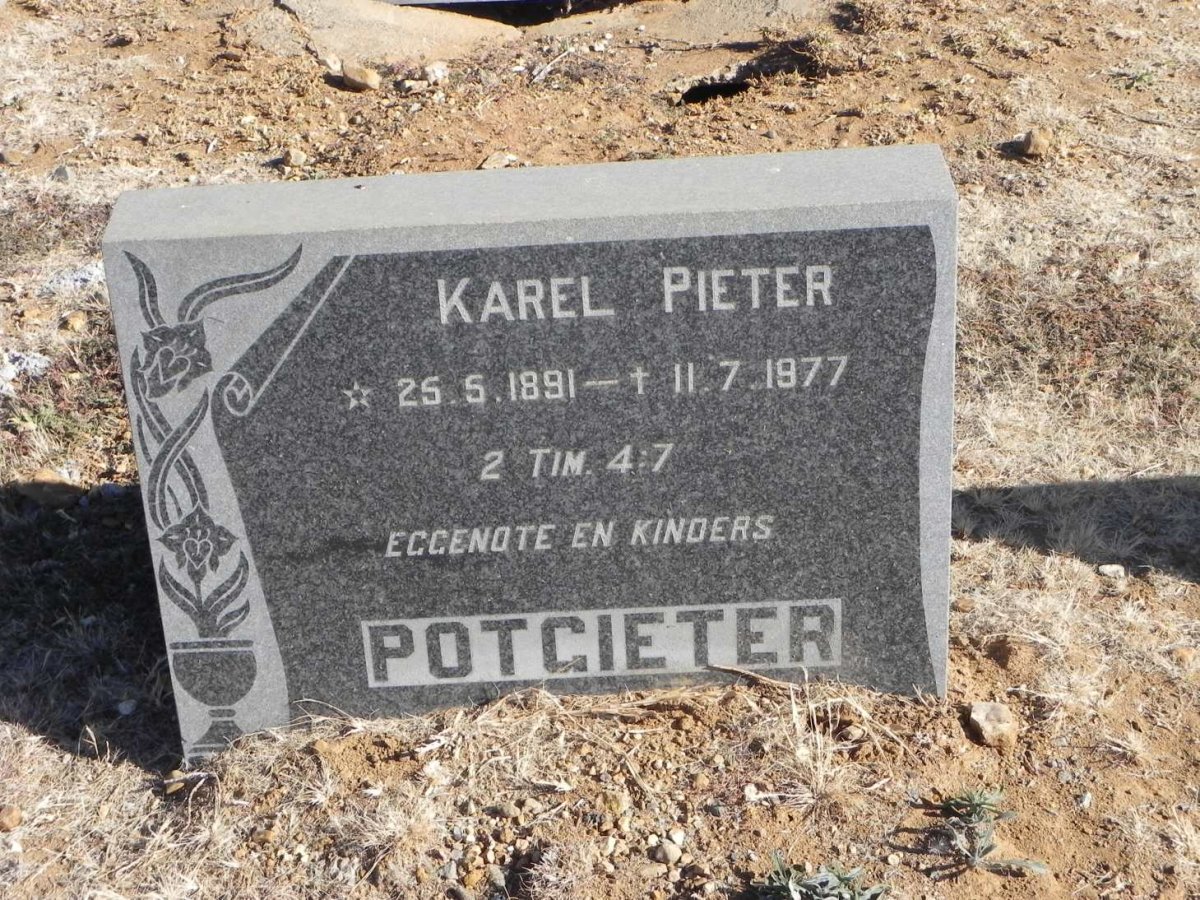 POTGIETER Karel Pieter 1891-1977