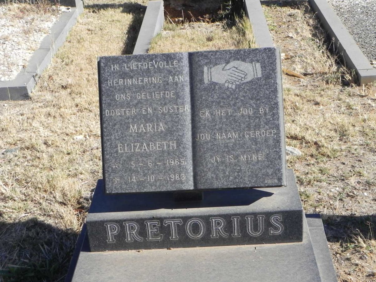 PRETORIUS Maria Elizabeth 1965-1983