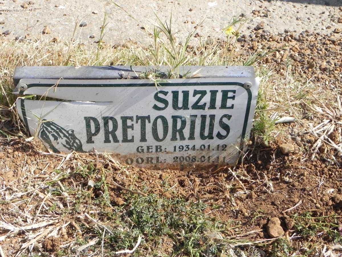 PRETORIUS Suzie 1934-2008