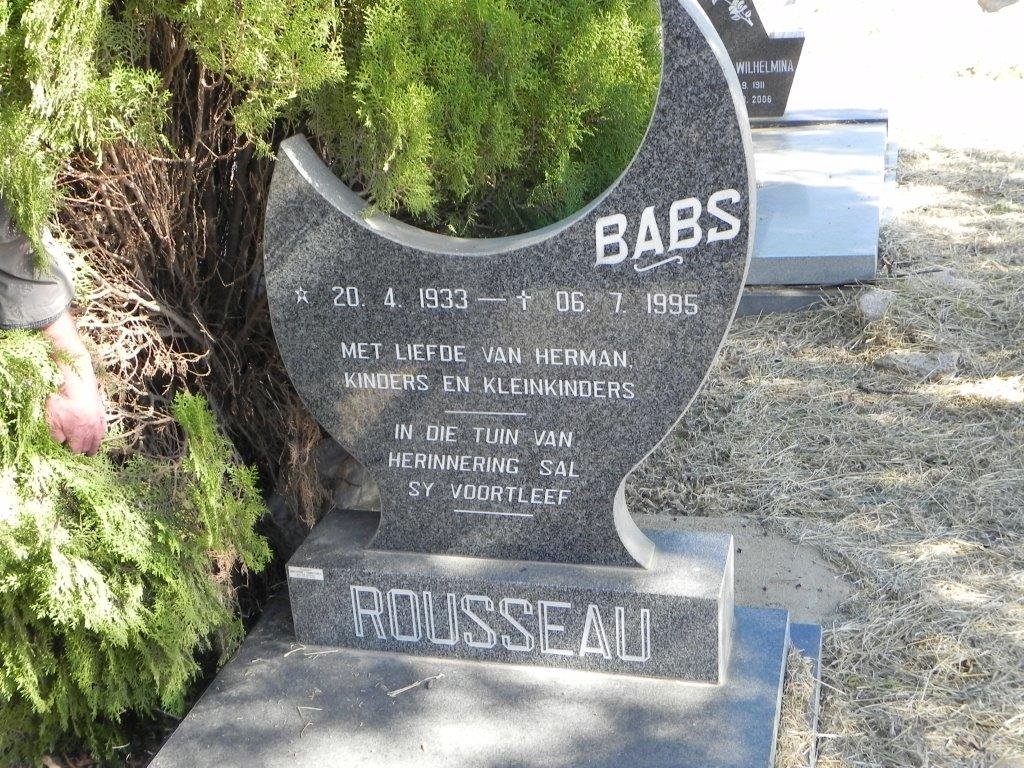 ROUSSEAU Babs 1933-1995