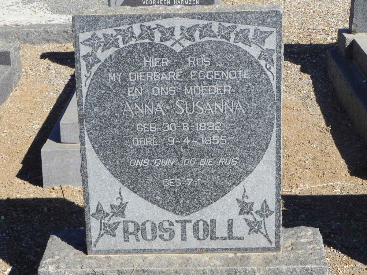 ROSTOLL Anna Susanna 1892-1955
