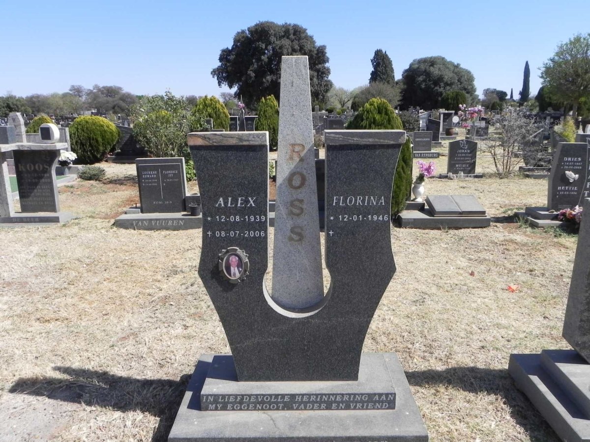 ROSS Alex 1939-2006 &amp; Florina 1946-