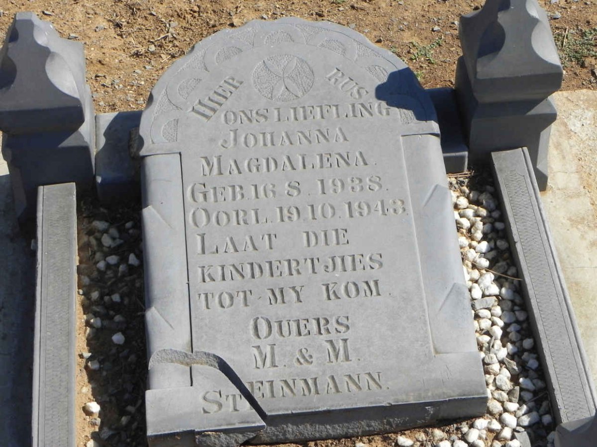 STEINMANN Johanna Magdalena 1938-1943