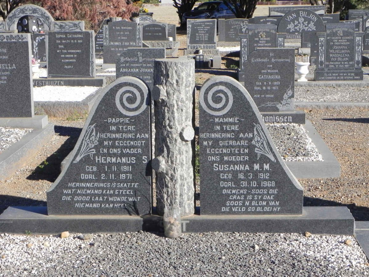 SMIT Hermanus S. 1911-1971 &amp; Susanna M.M. 1912-1968