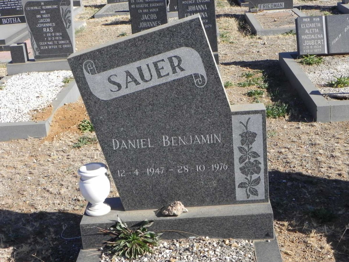 SAUER Daniel Benjamin 1947-1976
