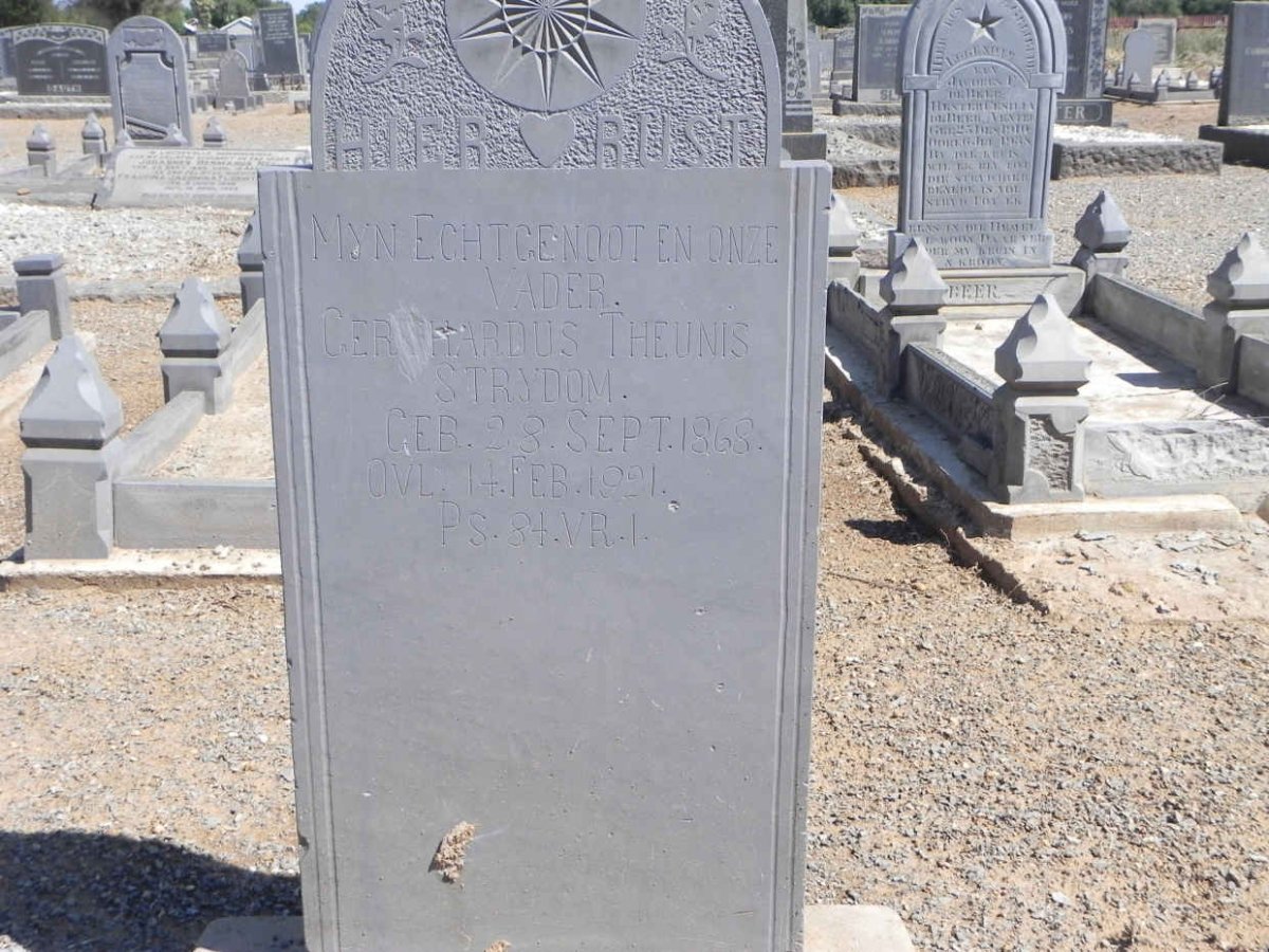 STRYDOM Gerhardus Theunis 1868-1921