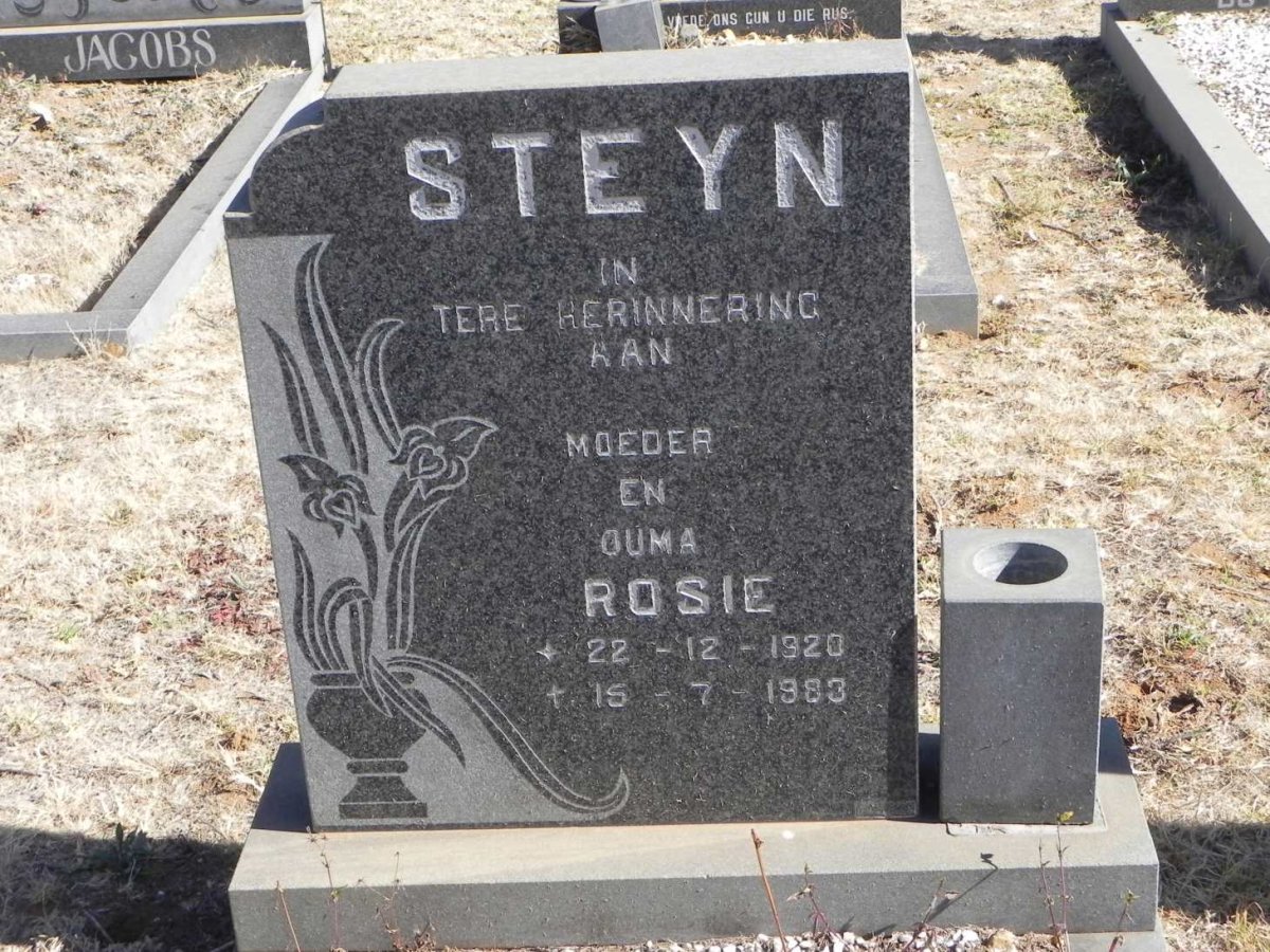 STEYN Rosie 1920-1983