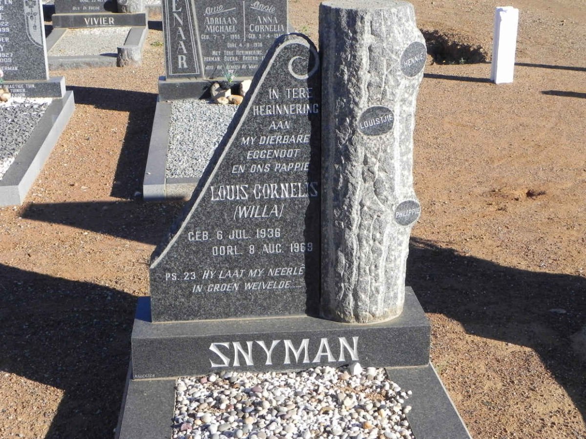 SNYMAN Louis Cornelis 1936-1969