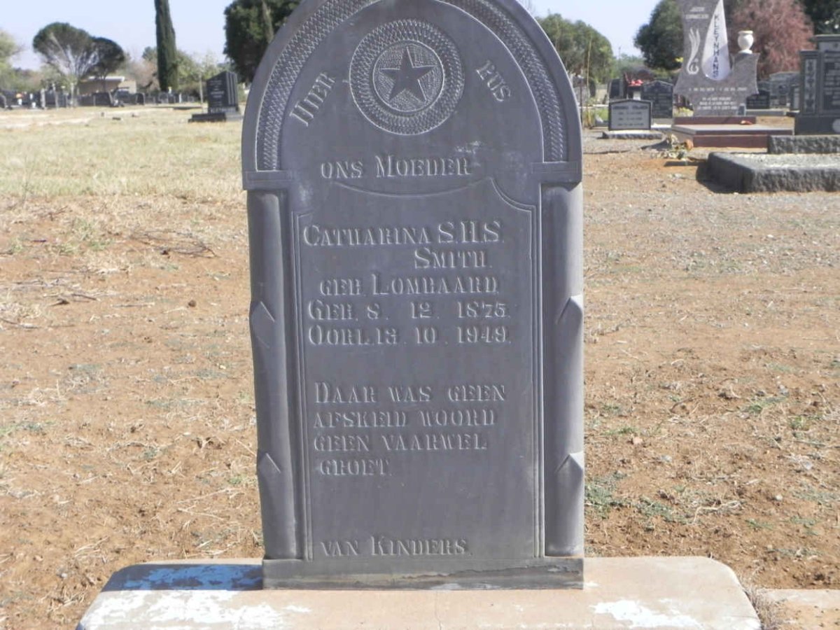 SMITH Catharina S.H.S. nee LOMBAARD 1875-1949