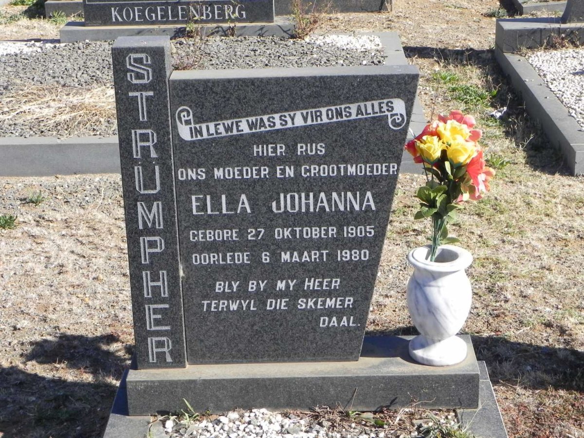 STRÜMPHER Ella Johanna 1905-1980